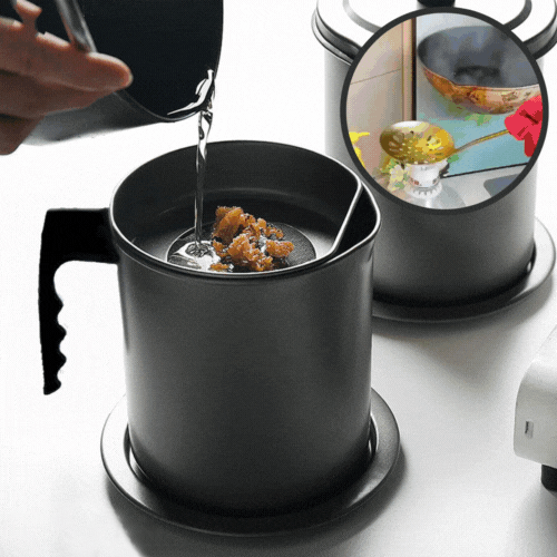 Oil Strainer Pot