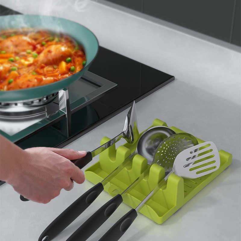 Modern Spatula & Lid Holder