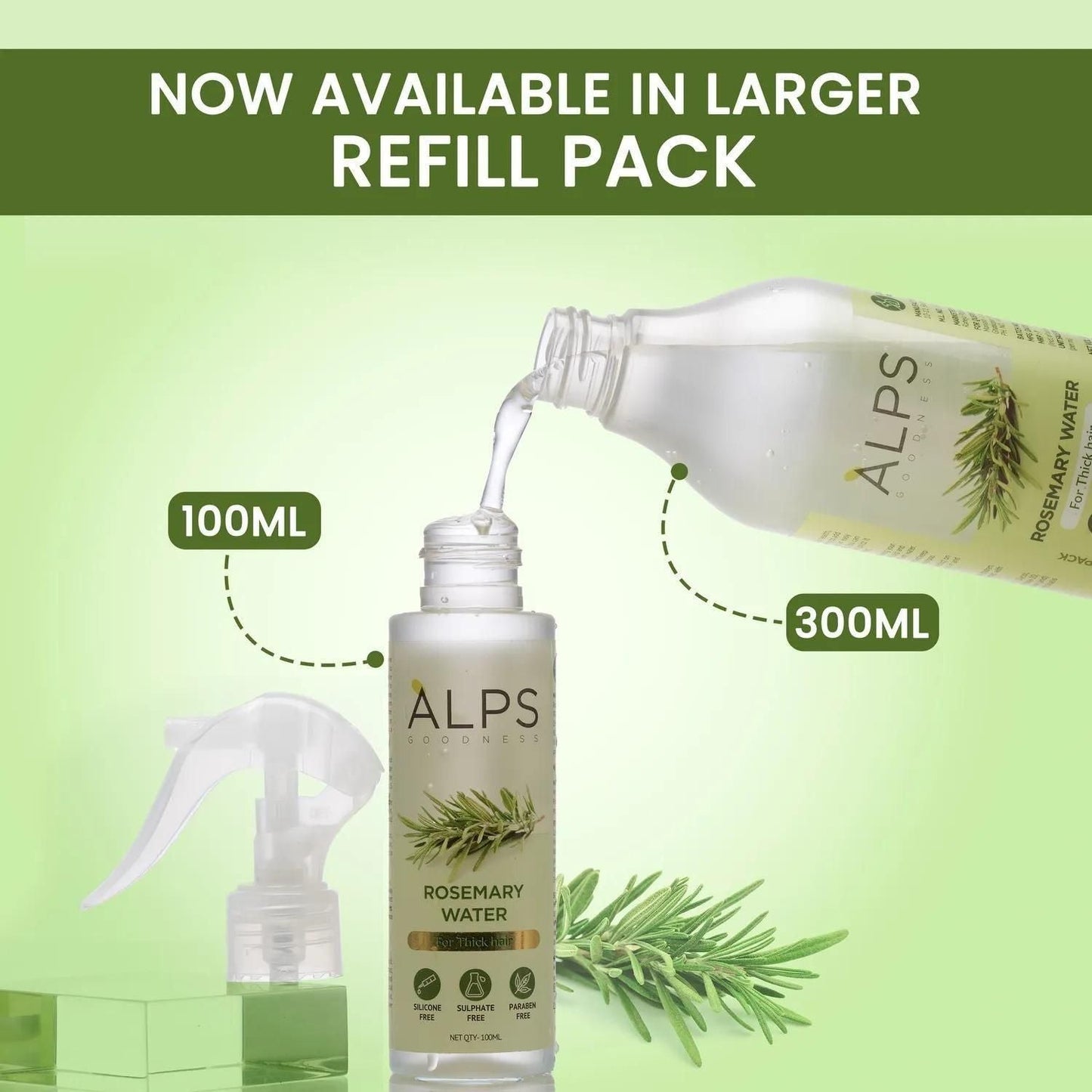 Rosemary Water Spray | For Hair Regrowth (Buy 1 Get 1 Free😍)