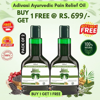 Adivasi Ayurvedic Pain Relief Oil 🔥BUY 1 GET 1 FREE🔥