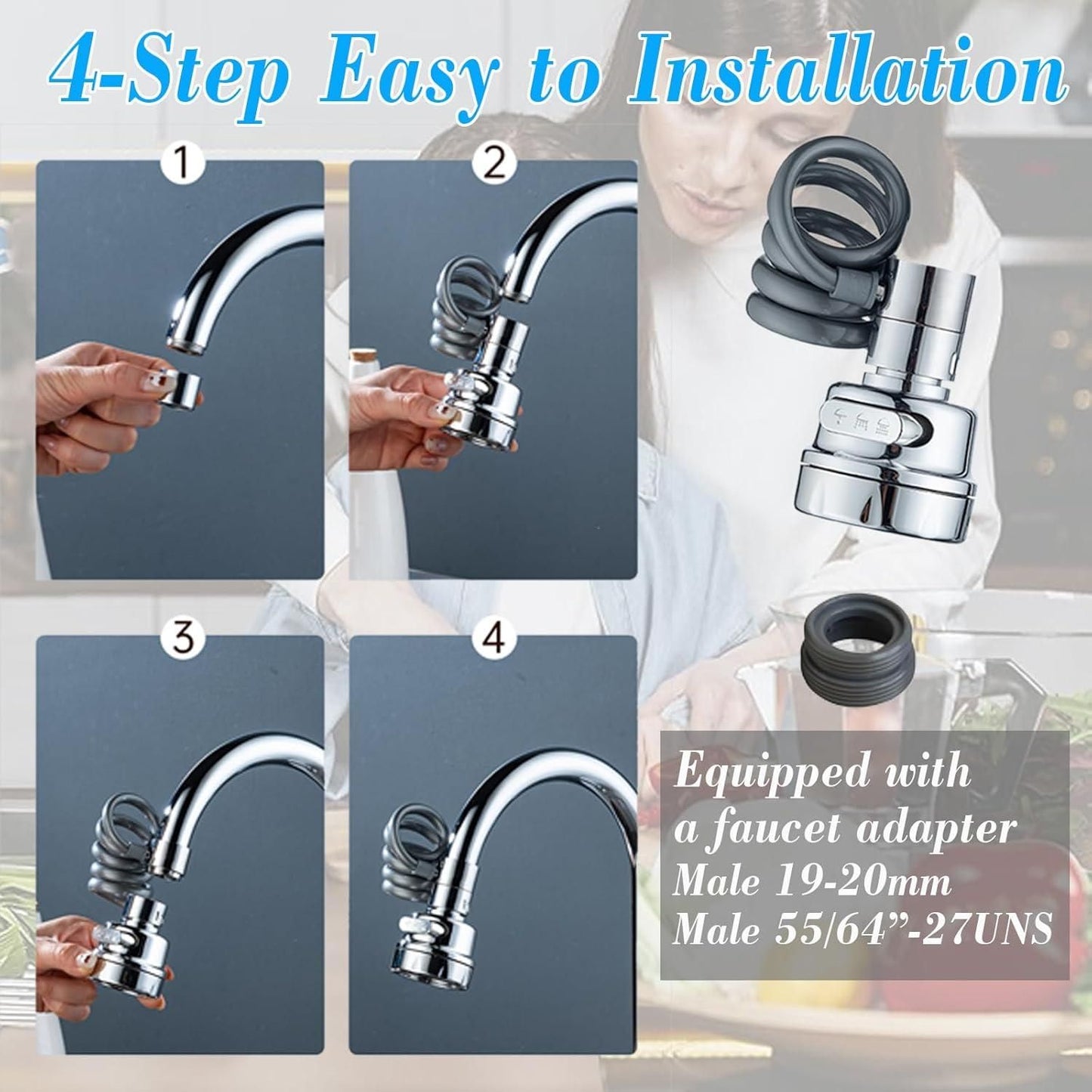 Sink Sprayer Attachment for Faucet