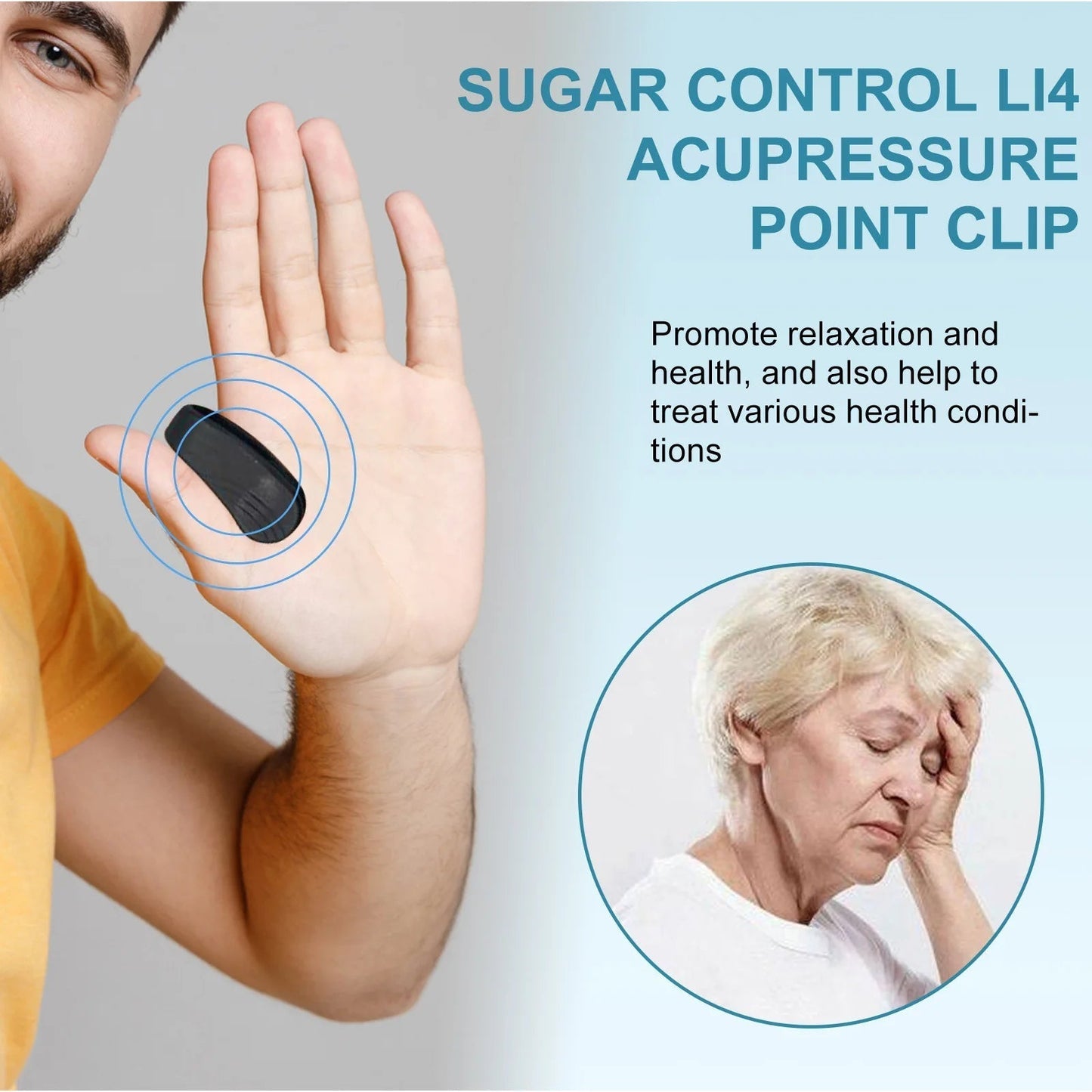 SUGAR CONTROL LI4 ACUPRESSURE POINT CLIP |🔥BUY 1 GET 1 FREE🔥